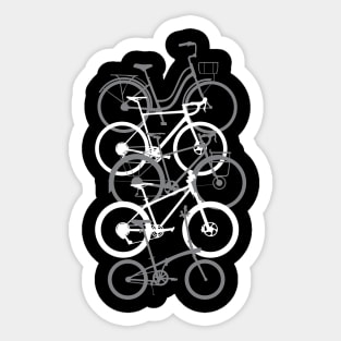 Types of Bikes Sticker